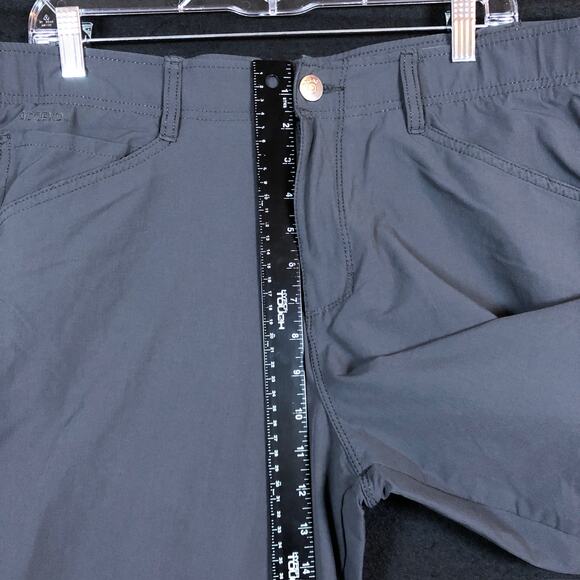 Ascend Mens Pants Gray Cargo Straight Leg Outdoor Hiking Stretch 36x30 (36x28) - Picture 7 of 12